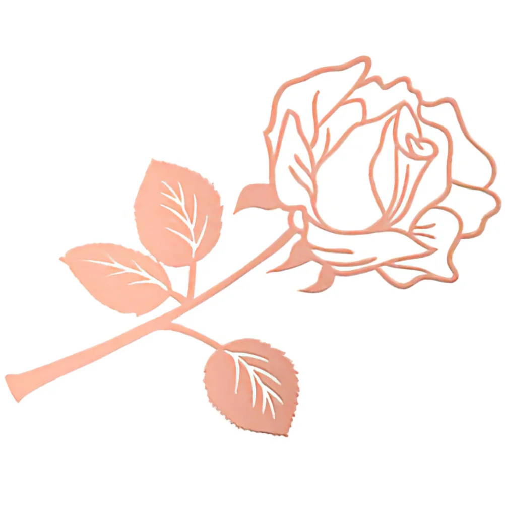 Metal Bookmark Flower Shaped Decorative Bookmarker For Students Rustic Steel Book Markers Unique Gift Christmas Party Favor