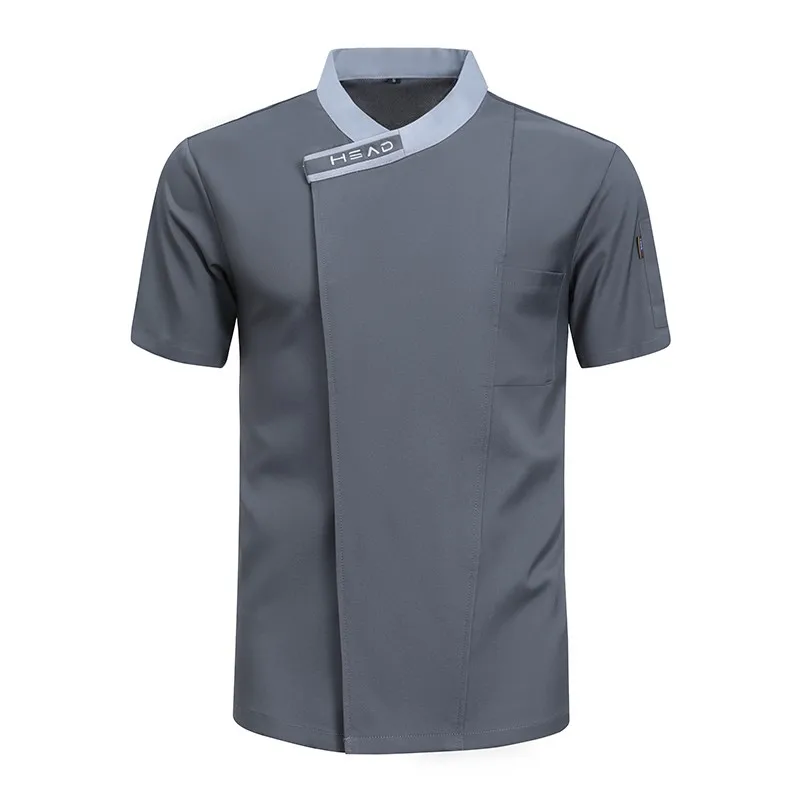 Camicia da cuoco professionale uomo cuoco uniforme giacca da cucina grembiule ristorante abbigliamento da lavoro Hotel abbigliamento da lavoro panetteria cameriere Unisex