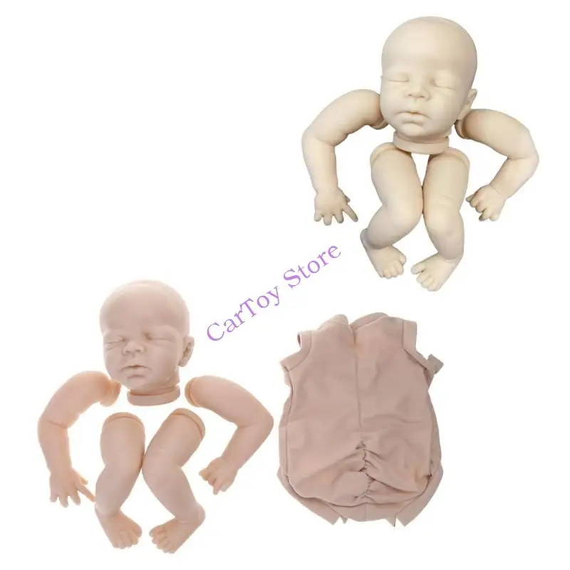 

634F 40cm/16in Simulation Cuddle for Doll Model Kits with Disassembled Arms Leg Easy DIY Nude for Adult Nursery