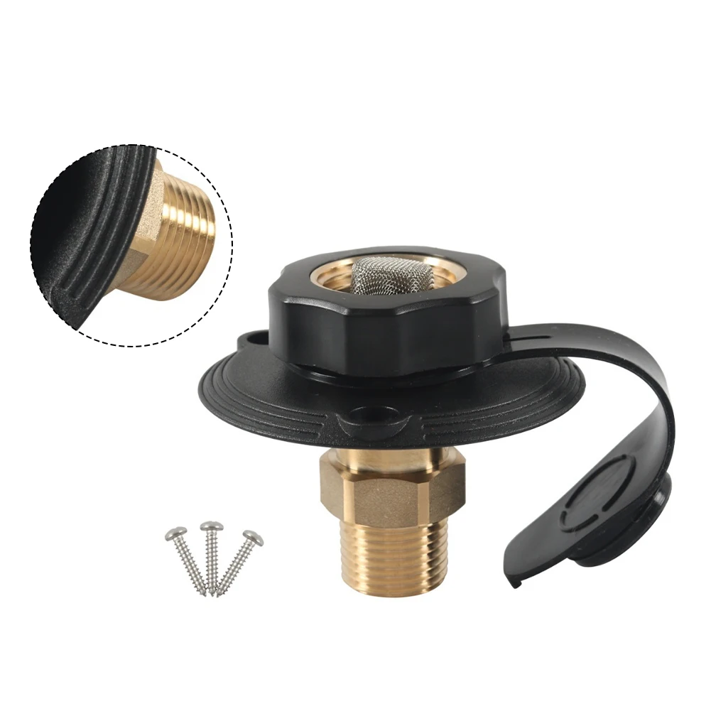 

Встроенный обратный клапан для кемпинга, путешествий, совместимость со стандартными шлангами, изготовленными из инженерного пластика.