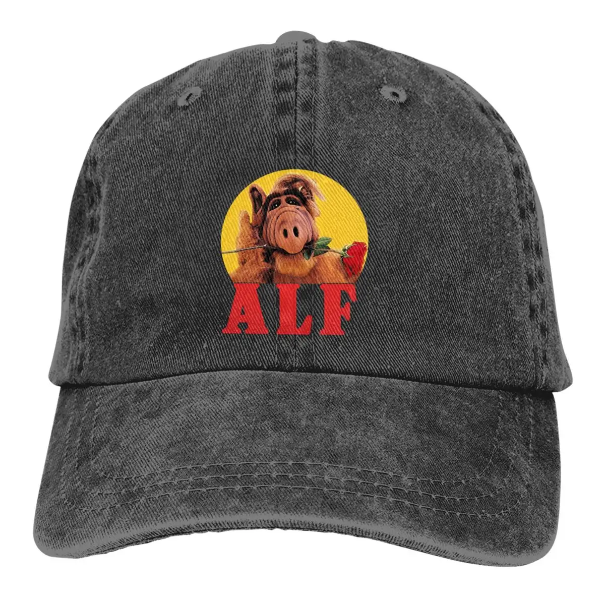 

Rose Baseball Caps Peaked Cap ALF The Animated Series Sun Shade Cowboy Hats for Men Trucker Dad Hat