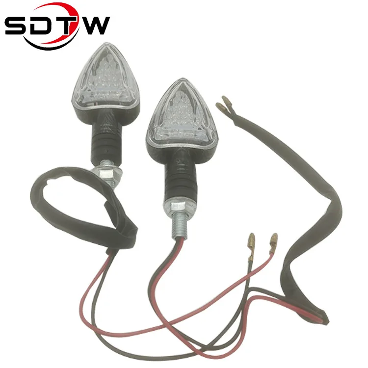 Треугольный светодиодный указатель поворота со стрелкой для мотоцикла, внедорожник, электромобиль, сигнал 12 В, указывающий поворотник