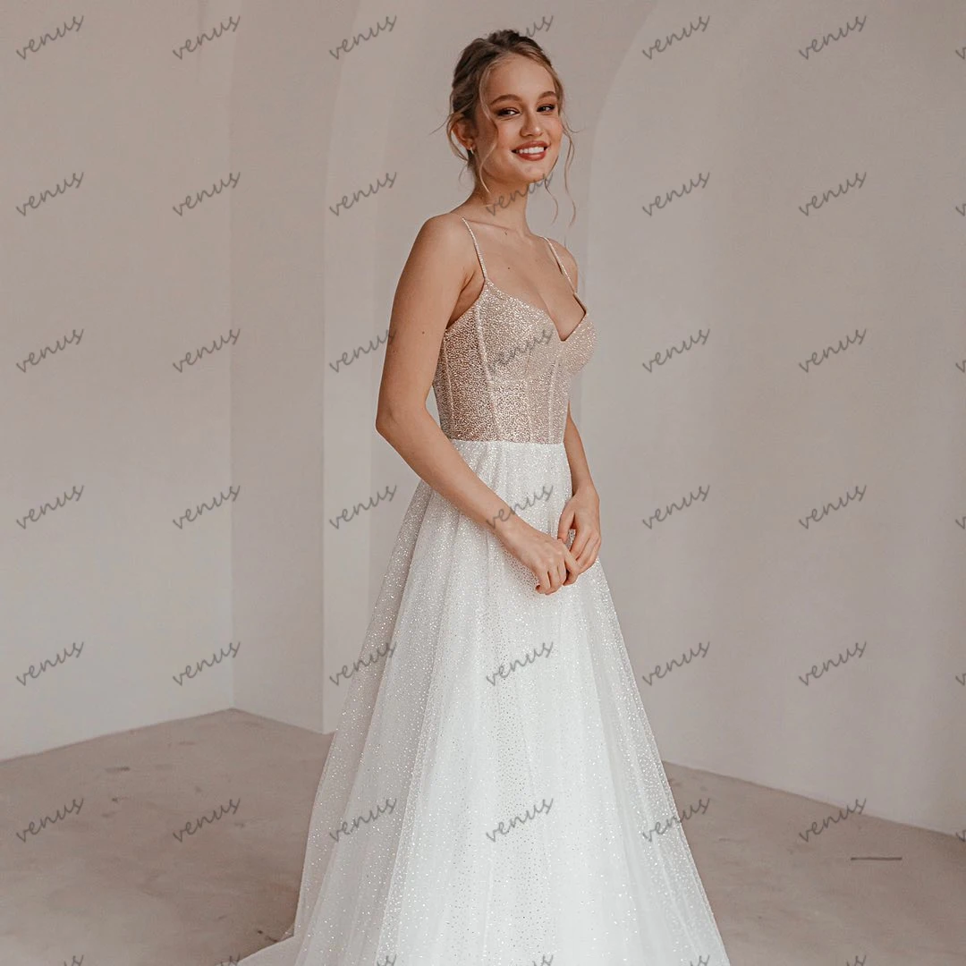 

Vintage Wedding Dresses Elegant Bridal Gowns Spaghetti Straps Robes For Formal Party Simple Vestidos De Novia Customized 2025