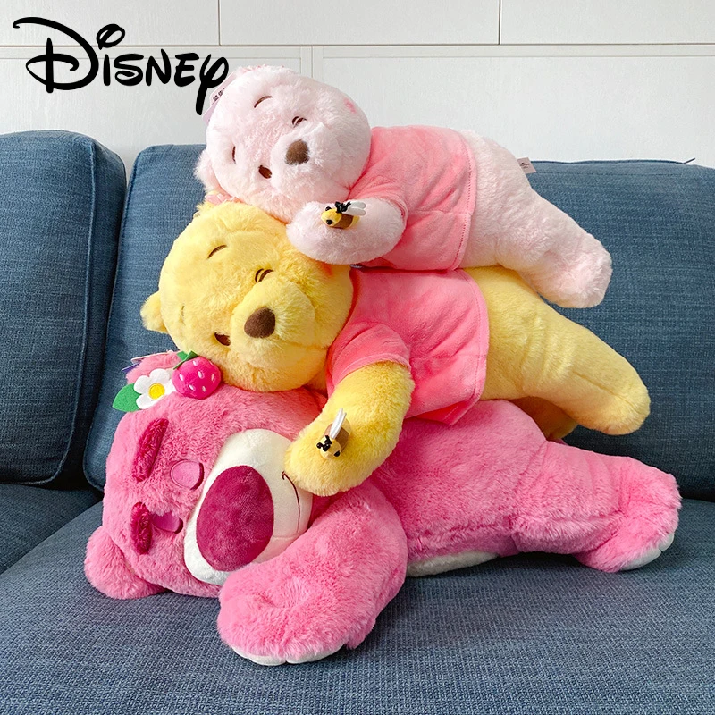 

40/50cm Disney Winnie-the-pooh Plush Toys Kawaii Bear Animal Stuffed Plushie Doll Cartoon Wink Sleeping Pillow Children Toy Gift