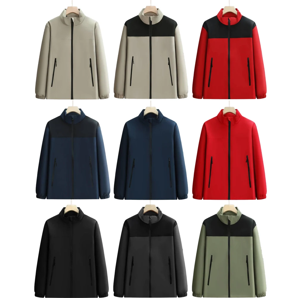 سترة عمل احترافية بياقة واقفة للاستخدام الخارجي سترة واقية موحدة للشركات للعمليات الميدانية لملابس العمل الصناعية #2