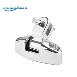 Boat Bimini Top Mount Swivel Deck Hinge 316 Stainless Steel With Rubber Pad Quick Release Pin Marine Hardware Boat Accessories