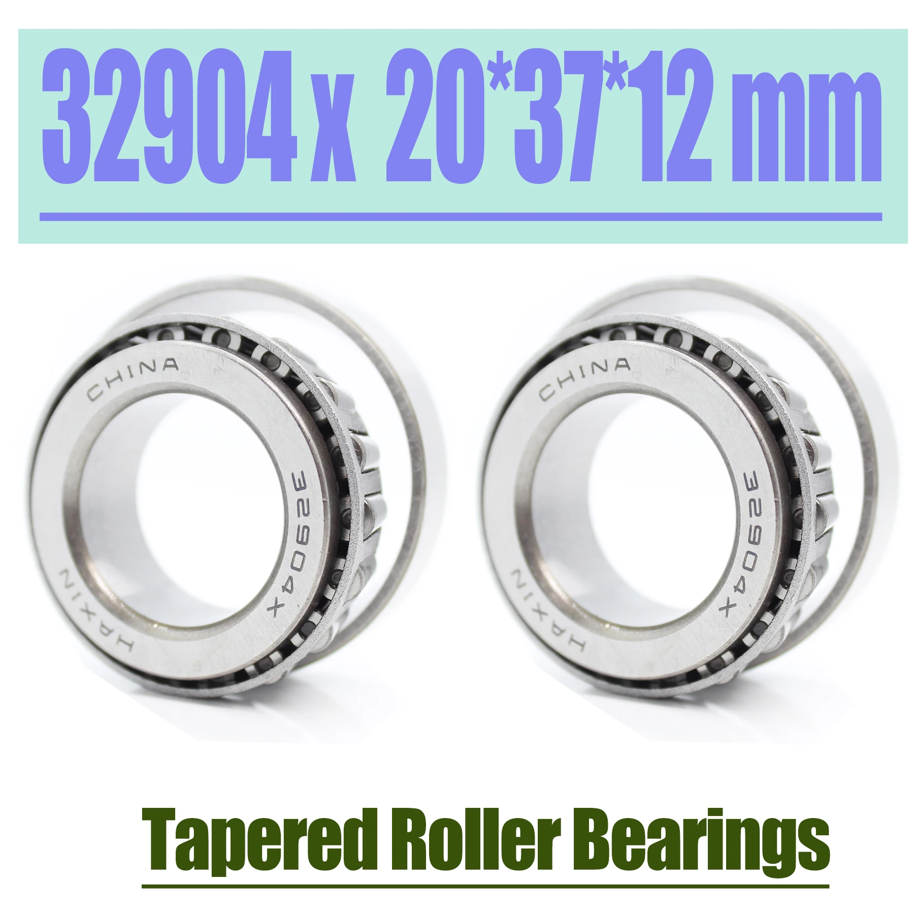 

2PC 32904 X Bearing 20*37*12 mm Tapered Roller Bearings 32904X 2007904 Bearing