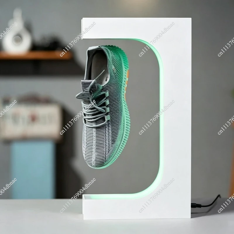 Magnetic levitation shoe rack display rack acrylic