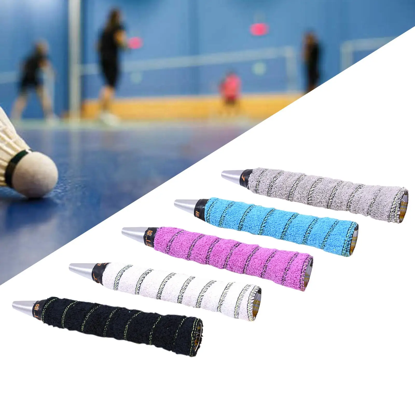 3-4pack Cotton Towel Tennis Badminton Racket Grip Wrap Tape Overgrip Non Slip