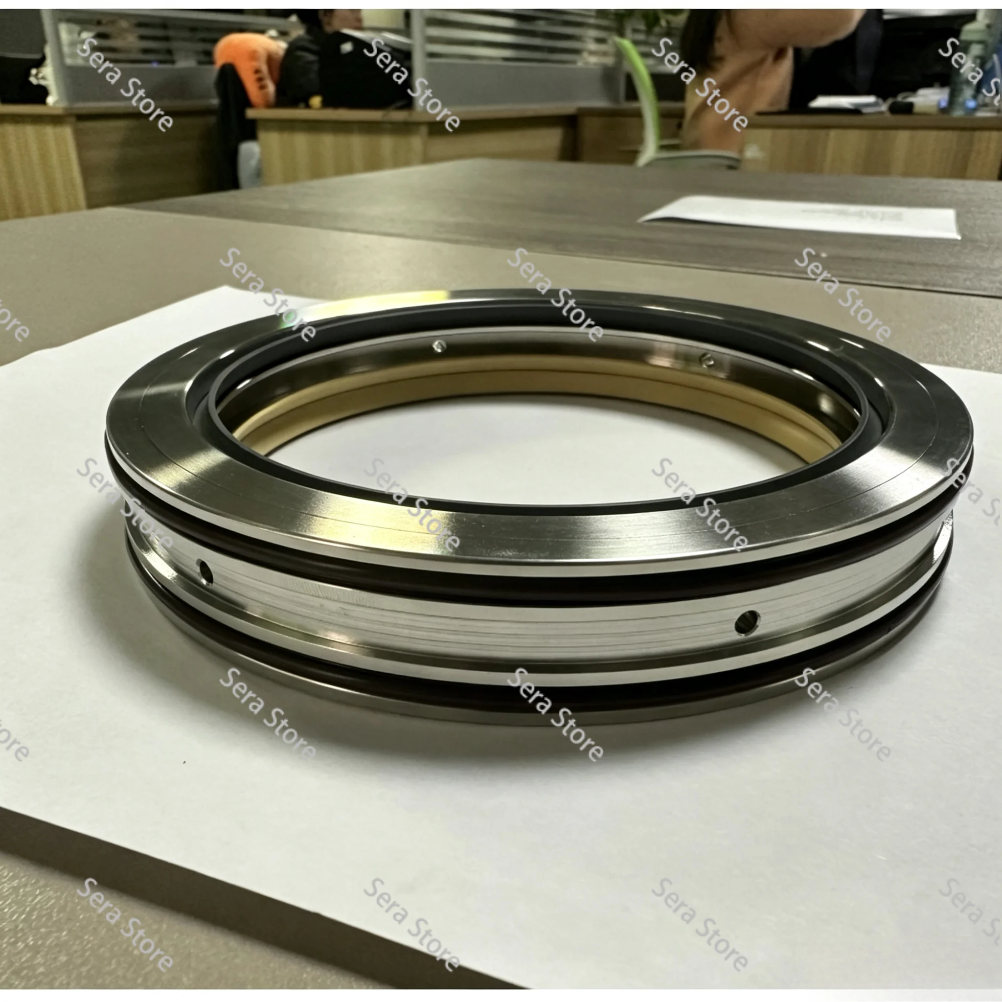 Supply high quality PTFE stainless steel frame lip type seal ring A93220380 oil seal suitable for Compair L22G air compressor
