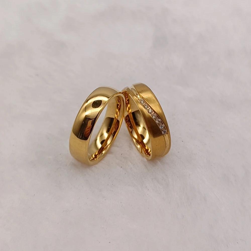 Encantadores anillos de mano Vintage, collar de África para parejas de San Valentín, colgante chapado en oro de 24K, conjuntos de joyería de moda