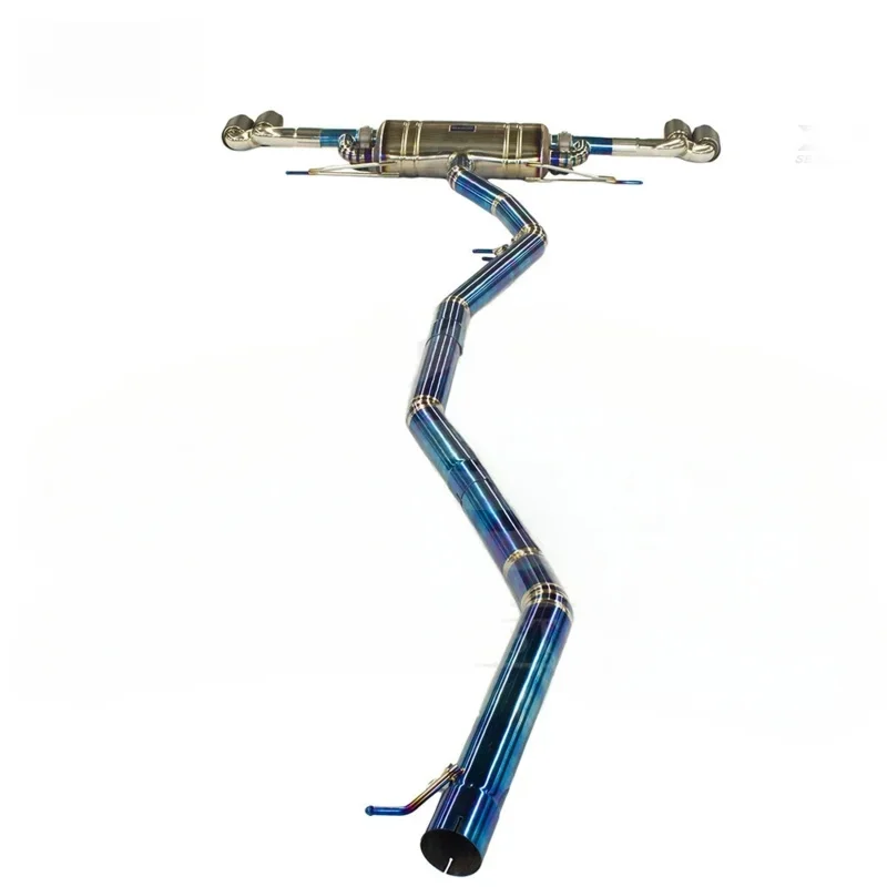 High Perf Exchust Modification Titanium Alloy Catback Exchust System, Valve Control Exchust System For BMW X5 X6 F15 F16 2014-20