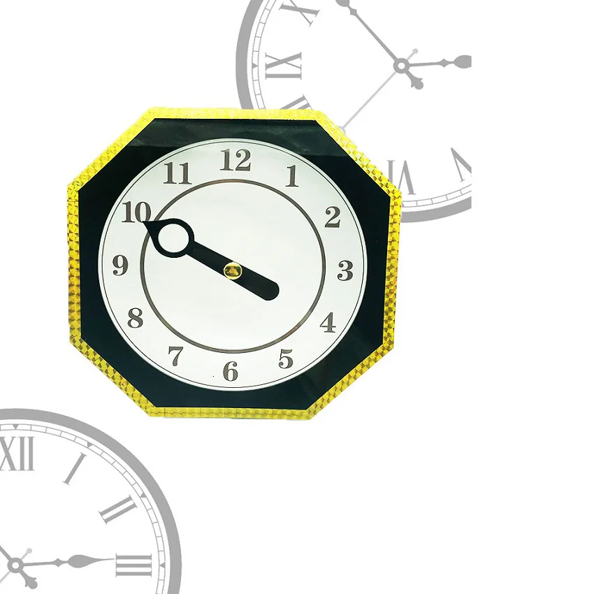 

Wand Thru Clock Magic Tricks Silk Pass Thru Clock Penetration Magia Magician Stage Street Illusions Gimmicks Mentalism Props