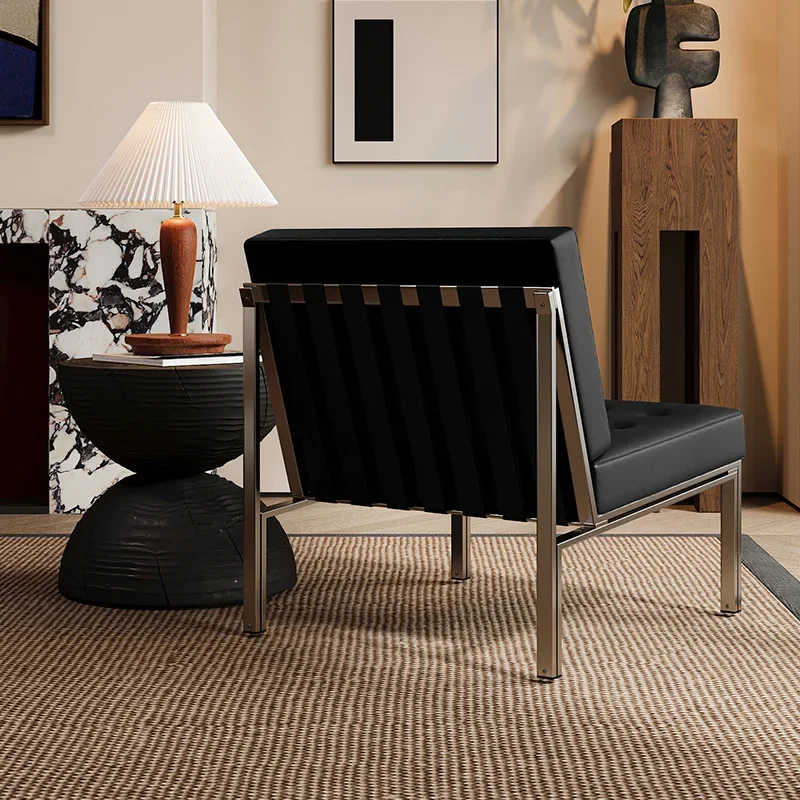 Luxury Accent Living Room Chairs Ergonomic Modern Relax Sofa Living Room Chairs Italian Design Home Furniture Cadeiras LLLC image 5