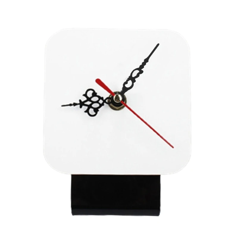 Sublimation Blank Clock DIY Alarm Clock for Sublimation Heat Press Transfer Gift Dropshipping