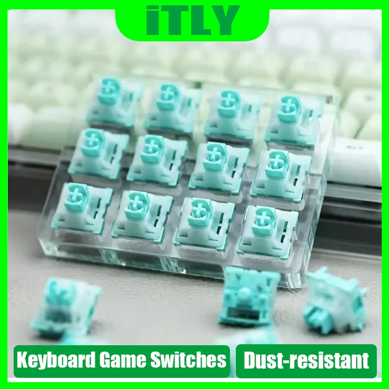 

Пыленепроницаемый 3-контактный механический переключатель клавиатуры под давлением, валы оси, переключатель вала, механическая клавиатура, линейные переключатели