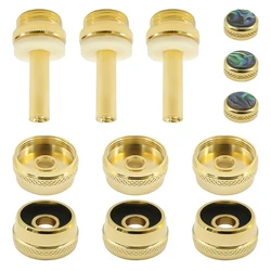 652D 12Pcs Trumpet Valves Finger Buttons Press Cover Trumpet Valves Caps Trumpet Button Buckle Snap Trumpet Button Easy Use