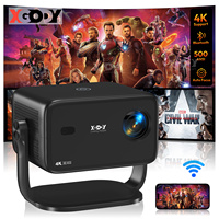 XGODY 4K Mini Beamer HD LCD-Beamer Autofokus 5G WiFi Projektor Heimkino Multimediaplayer
