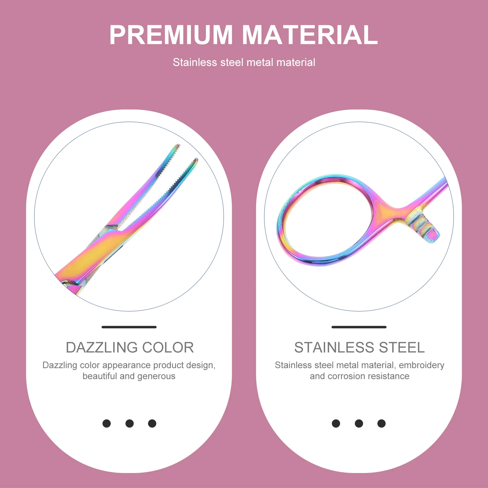 

Stainless Steel Pet Hair Removal Forceps Dog Grooming Ear Hair Clamp Cupping Therapy Hemostatic Plier Durable Non-Slip Pet