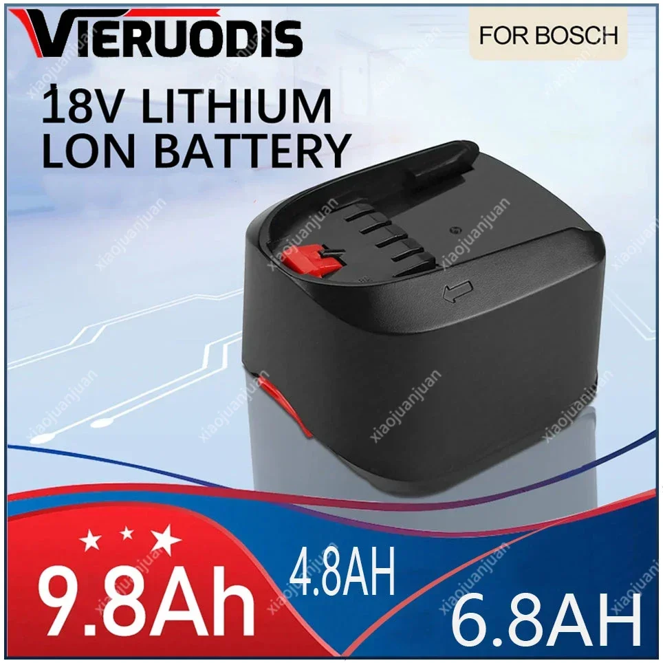 

For Bosch 4800mAh Li-ion Rechargeable Battery 18V for Bosch Tools PSB PSR PST 18 Li-2 2607335039 2607335040 2607336208 (only for