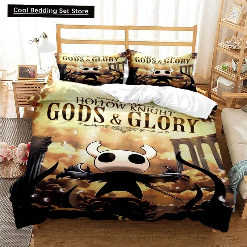 

New Hollow Knight Fashion 3D Digital Printing Bedding Set Duvet Cover Comforter Bed Single Twin Full Queen Youth Girl Boys Gift