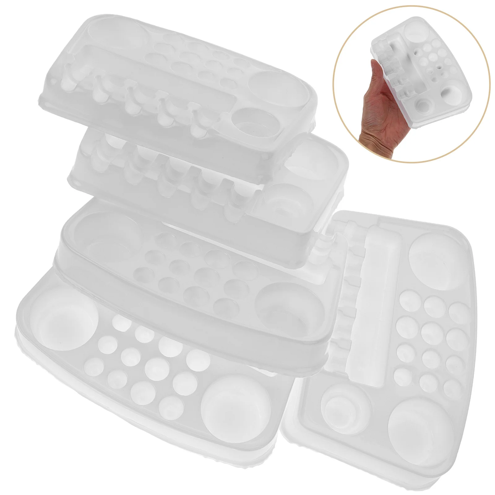 

12 шт. палитра чернил для татуировки, удобная одноразовая палитра чернил для татуировки, герметичные контейнеры для пигментов для профессионального макияжа