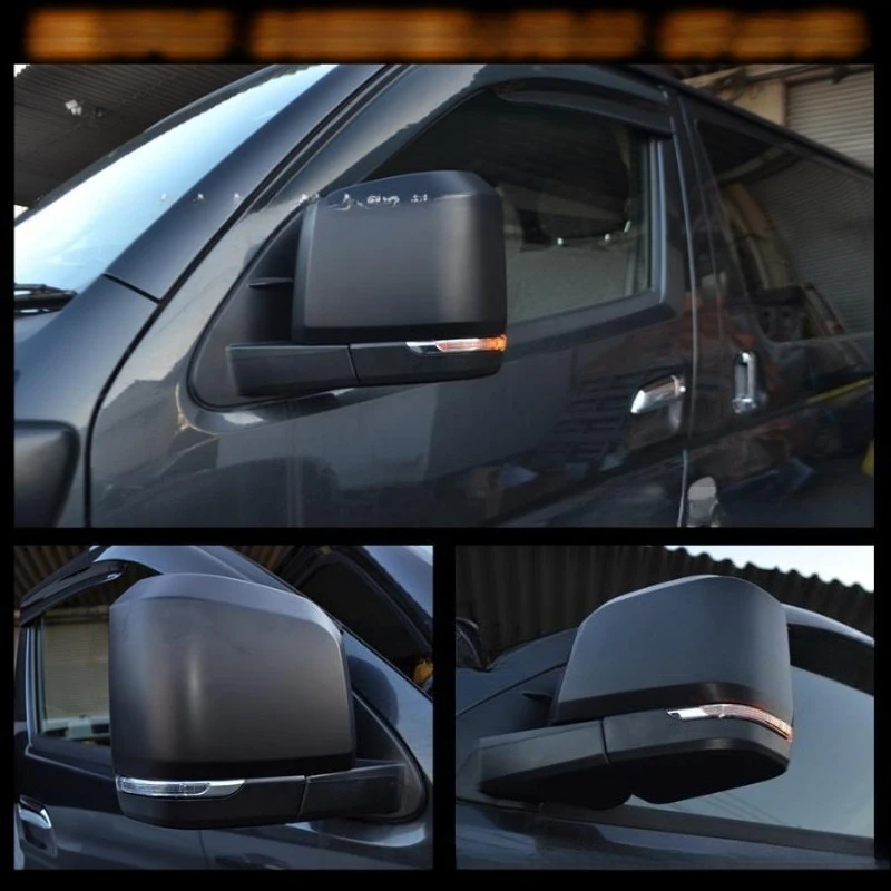 Adequado para 200 séries 6 tipo hiace, retrovisor dobrável elétrico
