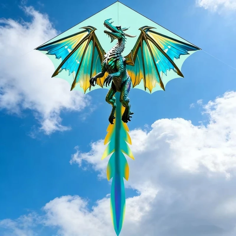 Dragon kites flying toys for kids kite line eagle kite octopus fly parachute delta kite string hawk kite buggy outdoor fun sport