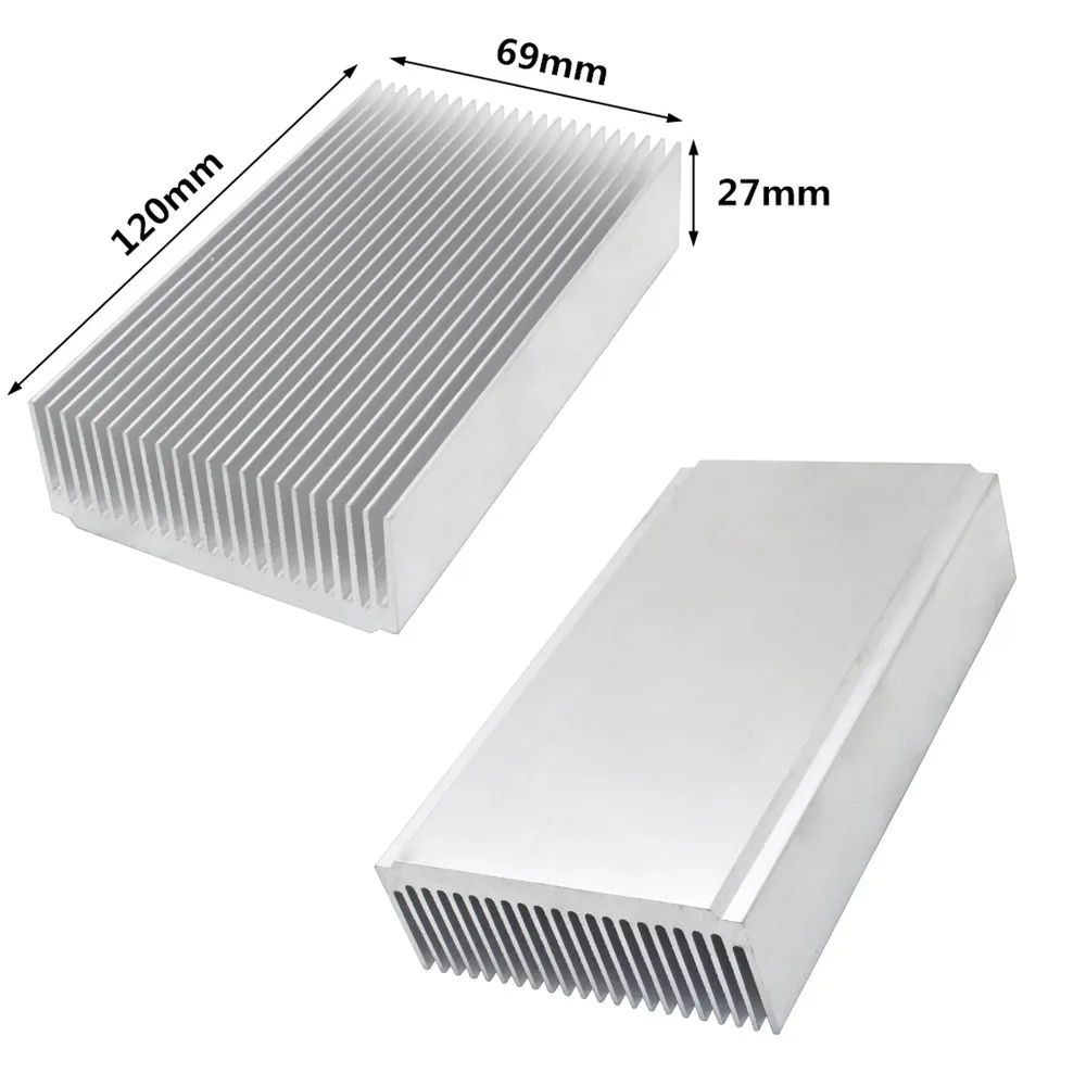 Extruded Aluminum Heatsink Radiator Heat Sink Cooler for LED Electronic Chip LCD Integrated Circuit Cooling Heat Dissipation