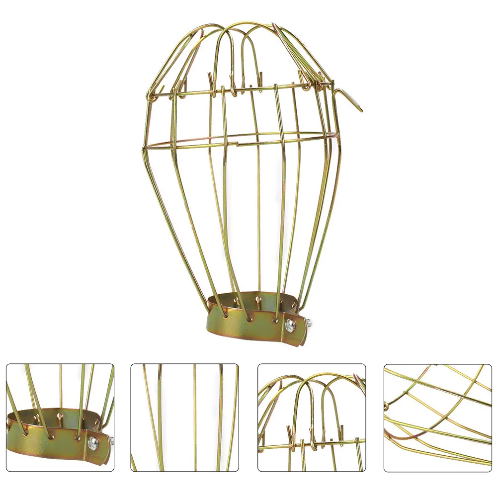 

3Pcs Reptile Lamp Cover Iron Mesh Efficient Heat Dissipation for Climbing Pets Night Lamps