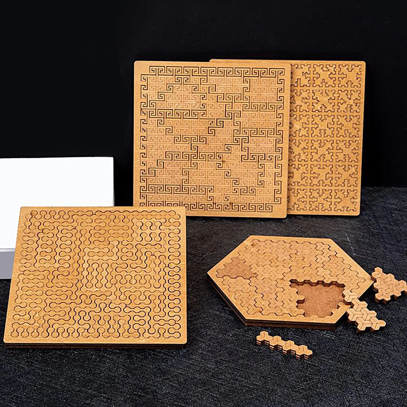 Jigsaw Puzzles Wooden Geometry Jigsaw Toy Wooden Puzzle For Child For Men Women Boys Youth Teens Husband Son Daughter Family