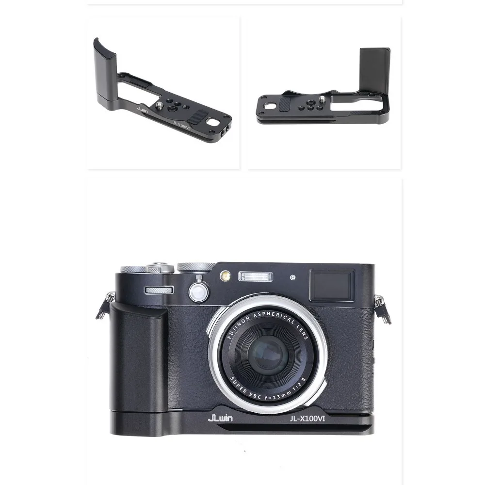 

Metal Hand Grip L Bracket For Fujifilm X100VI with Type Quick Release Plate Battery Compartment Opening ﻿