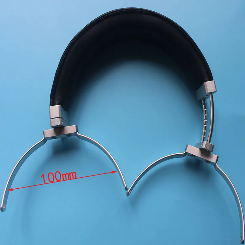 Over Ear Large Headphones DIY 100mm Metal Headband Head Beam Rotatable Headphone beam Parts For AH-D9200 Diy Aluminum alloy