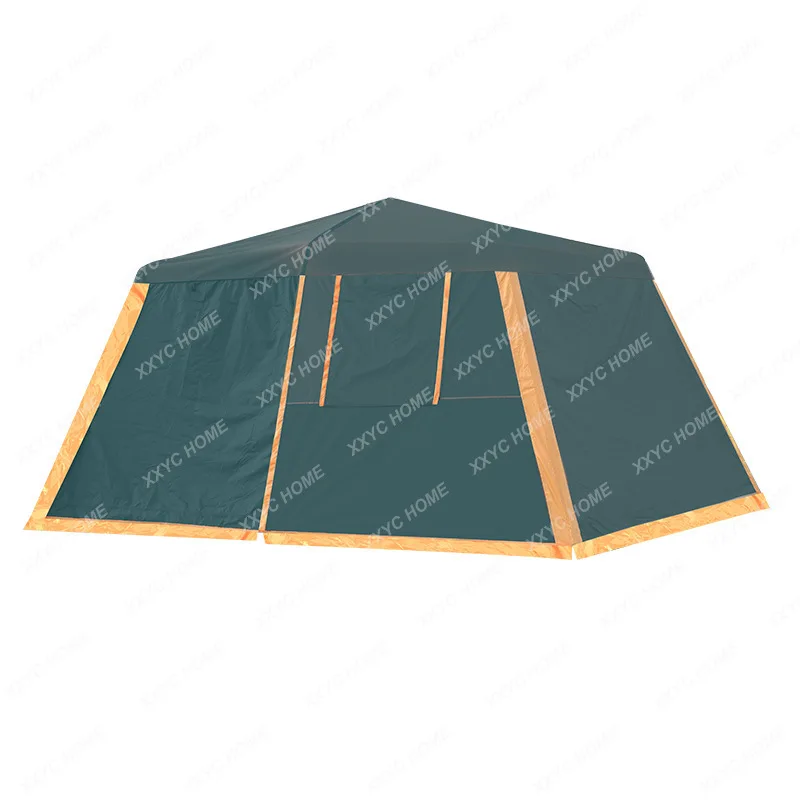 Tent Outdoor Automatic Two-Bedroom One-Hall Camping Double-Layer Thickened Multi-Person Rainproof Tent