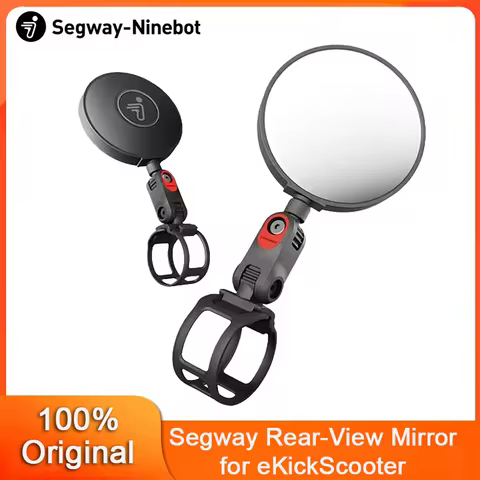Original Rear-view Mirror for Ninebot by Segway ZT3 Pro GT3 G3 G2 G30 F3 Pro E3 E2 Pro Scooter 360&deg; Rotation Convex Mirrors