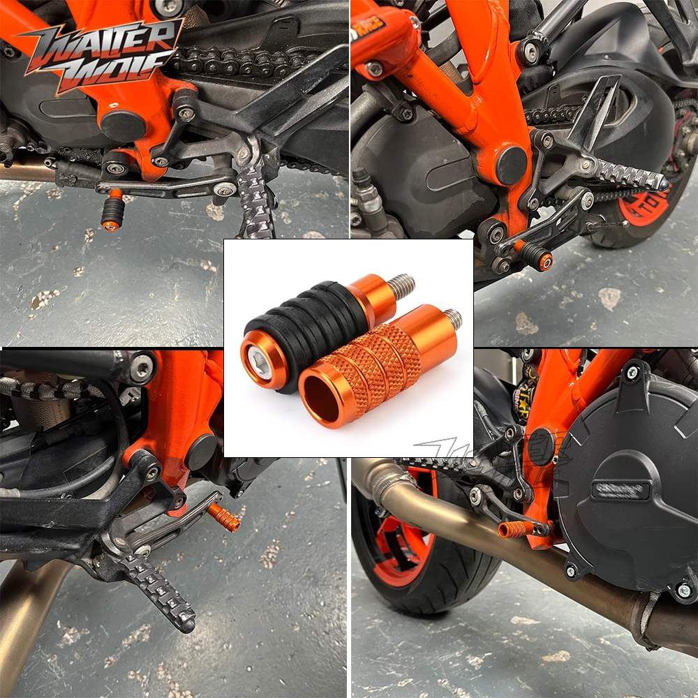 Brake Pedal Shift Lever Toe Peg Step Plate Tip For 790 Duke/L 890 Duke/R 1190 RC8 RC8R 1290 Super Duke R GT For Husqvarna 701 view 2
