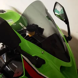 Motorcycle Windshield Racing Windscreen For Kawasaki ZX6R ZX 6R 2024 ZX-6R Accessories Screen Double Bubble Wind Deflector Visor