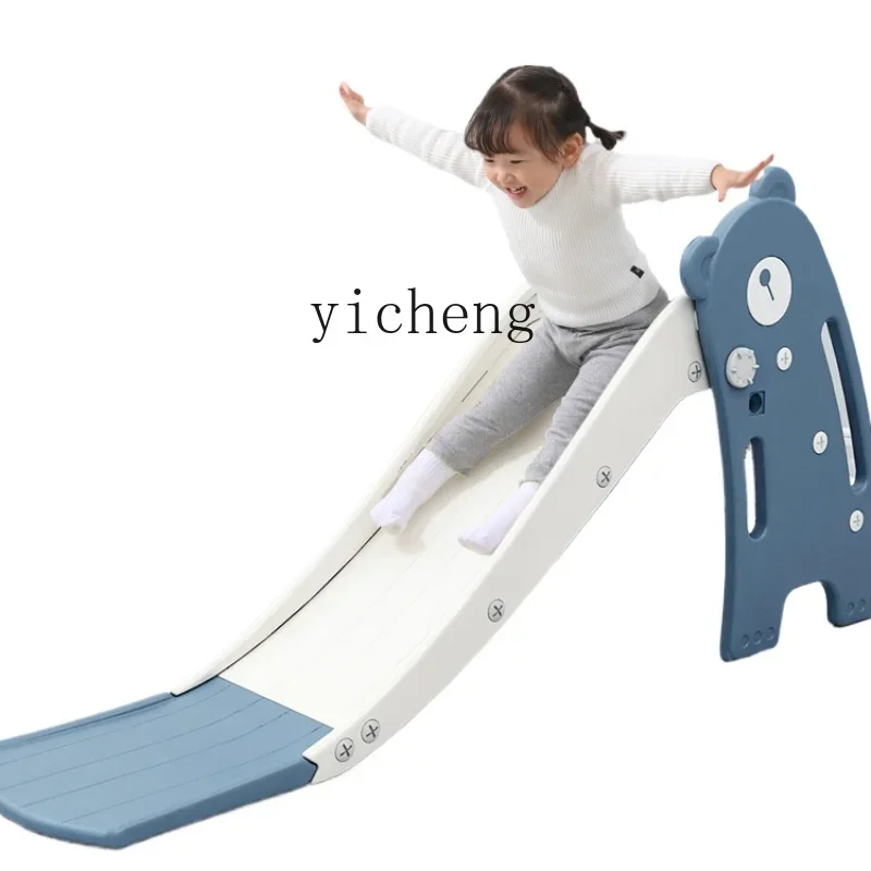 

Tqh Children Slide Indoor Home Small Slide Children Kindergarten Folding Multifunctional Toy