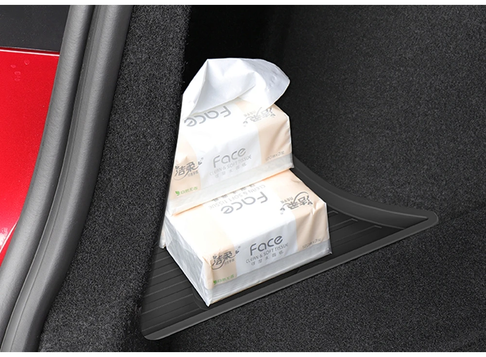 Kofferraum-Organizer-Aufbewahrungsbox Kompatibel mit Tesla Model 3 2024-2026, Seitlicher Laderaum-Aufbewahrungsbehälter, Wasserdichtes Reisezubehör – Detail 10