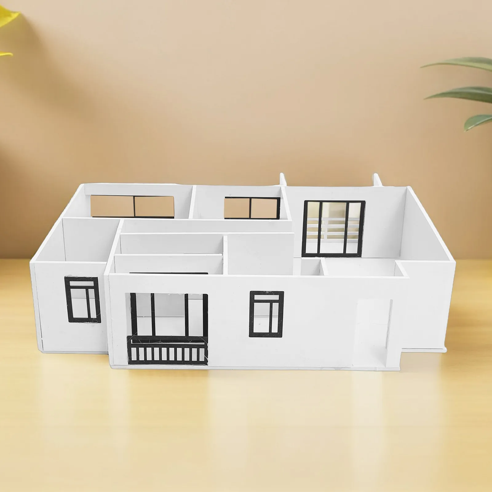 

1Set Miniature Apartment Layout 1:25 DIY Architectural Kit Unfinished Hand Assembly for Space Planning and Educational Use