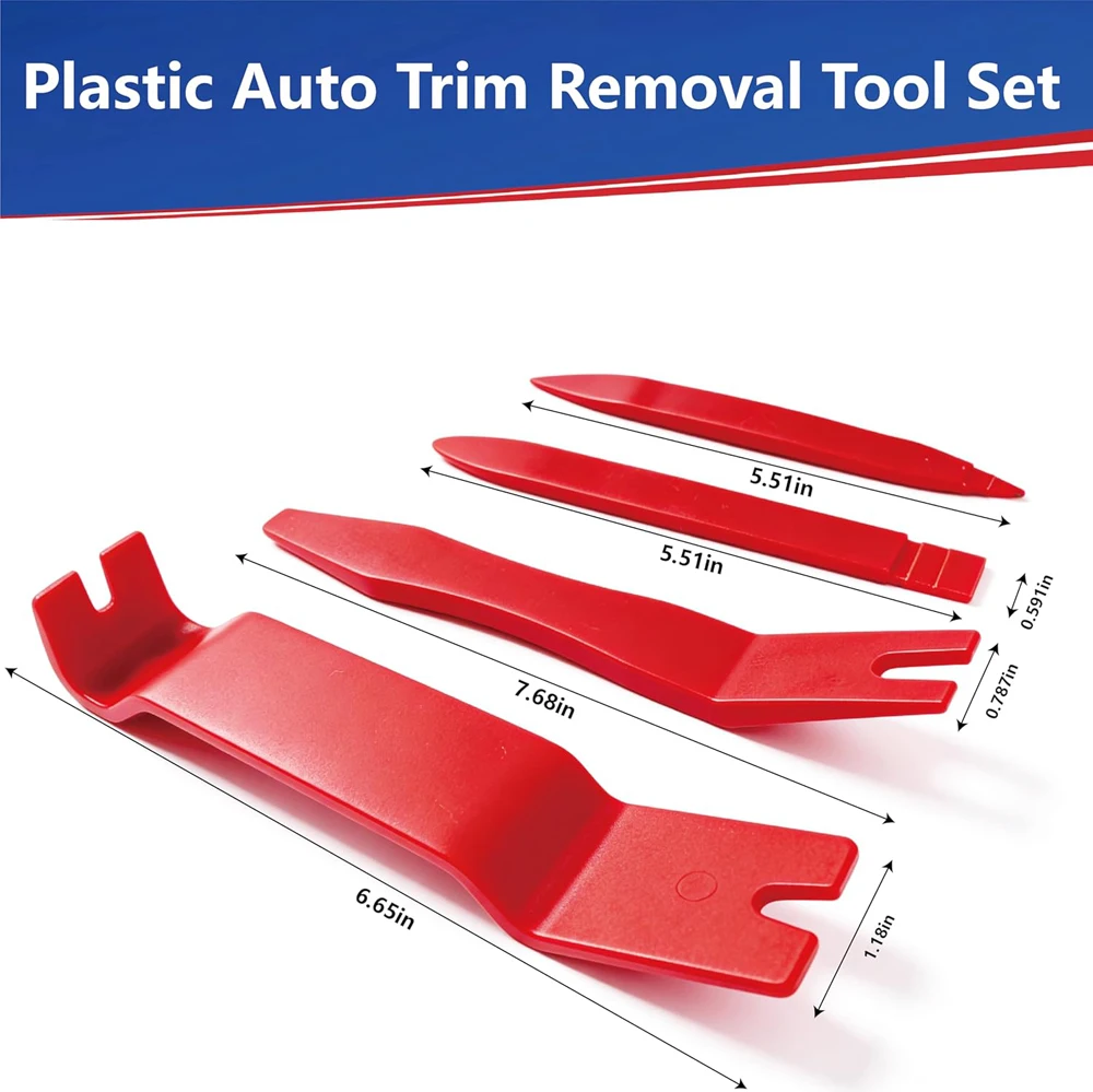 5/6-teiliges Auto-Verkleidungs-Demontagewerkzeug-Set, kratzfreies Hebelwerkzeug-Set für Autotür-Clips, Verkleidungen und Armaturenbrett-Reparatur – Detail 15