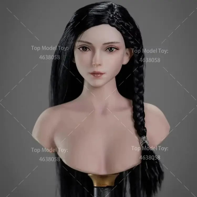 

LZ TOYS SET014 1/6 Scale Jingchu Head Sculpture Model For 12" TBL WORLD BOX White Skin Female Soldier Action Figure Body Toys