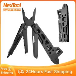 NexTool 9 In 1 Multi-Function Wrench Knife Folding Tool Multi-Purpose Pliers Wood Saw Slotted Screwdrivers Camping Multitools