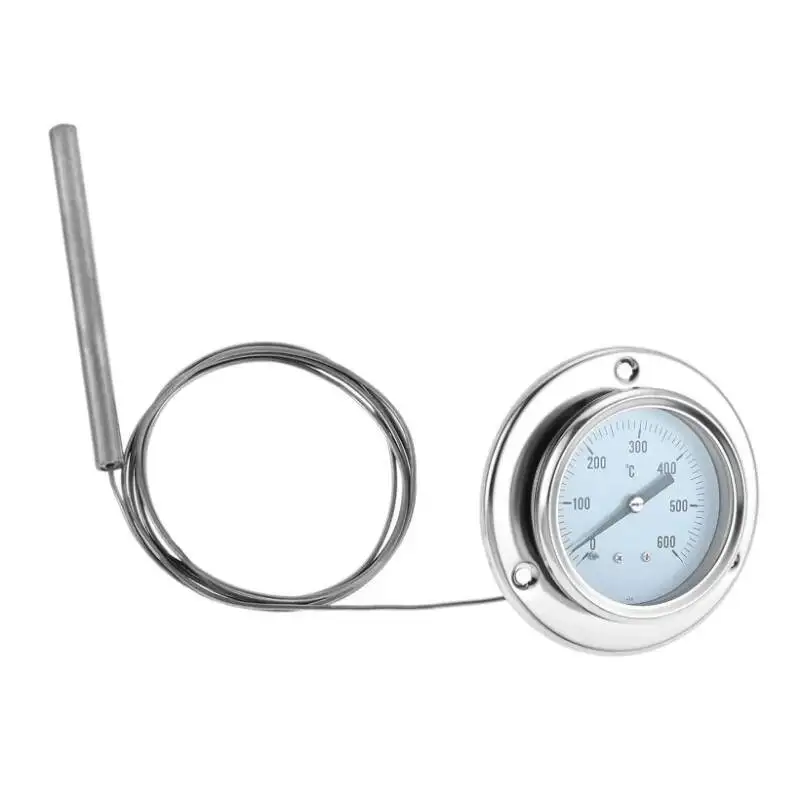 

1Pc 150Cm Thermometer With Stainless Steel Probe Up To 600°C Suitable For Kitchen Grill Oven Rust-Proof And Durable