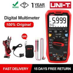 UNI-T UT61B+ Unit Multimeter Digital 6000 Counts LCD Display DC AC 1000V True RMS Auto Range Capacitance Test 60mF Meter