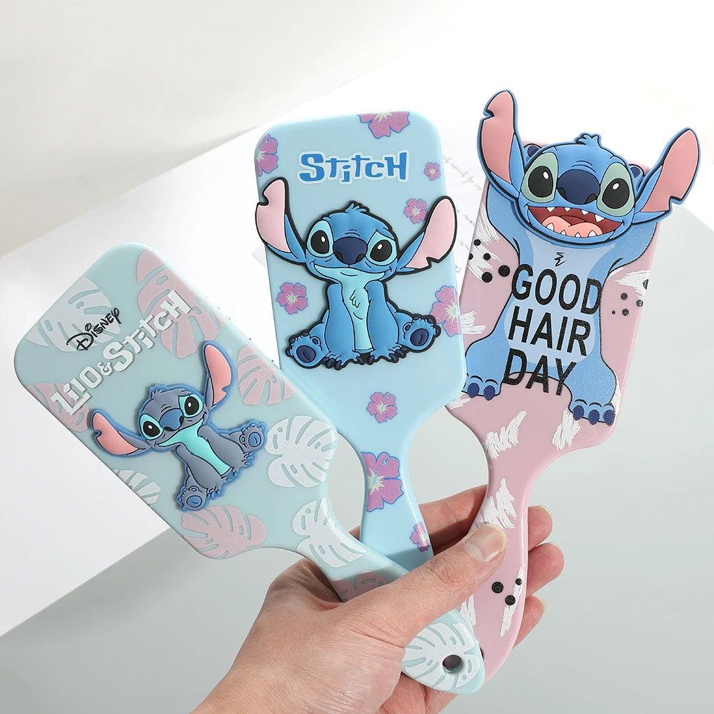 Disney peripheral hot sale 1pcs Stitch air cushion comb cartoon cute hair comb girl gift