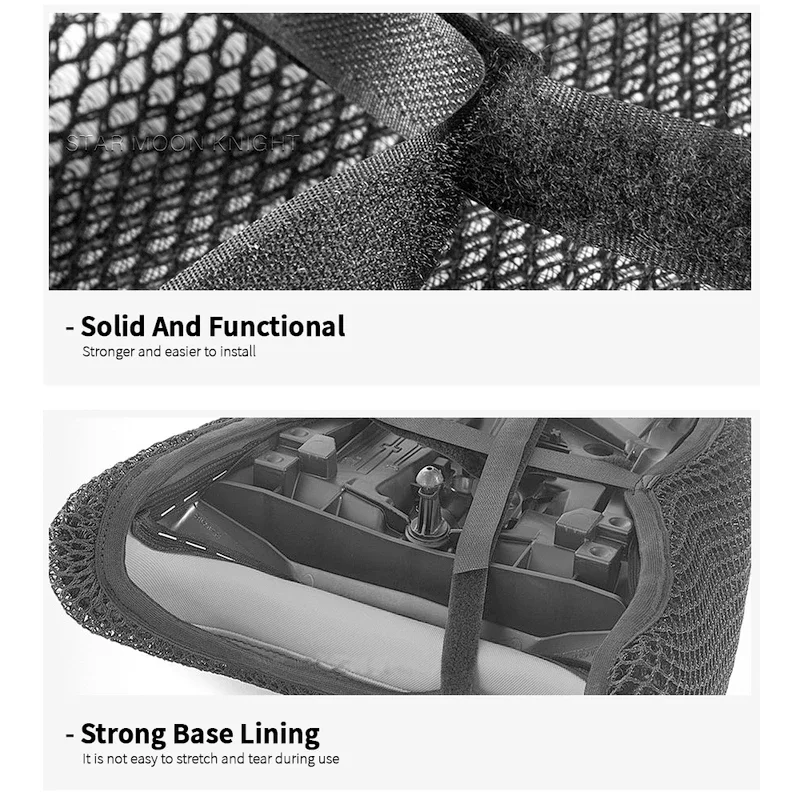 For Suzuki V-Strom 1050 VSTROM1050 XT DL1050 DL1050XT Rear Seat Cowl Cover 3D Mesh Net Waterproof Sunproof Protector Motorcycle
