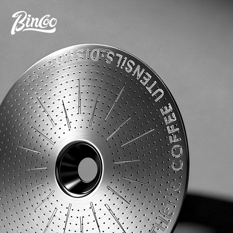 Bincoo Shower Screen for Espresso Machine – High Precision Dispersion Filter, Even Extraction Portafilter Head Accessory, 58mm