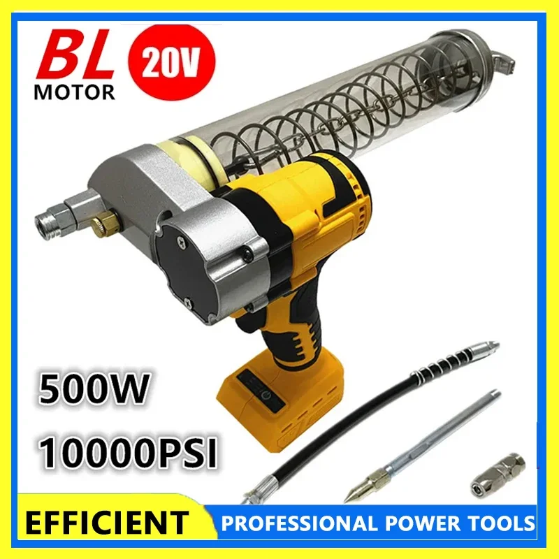 

Fit Dewalt Brushless Electric Grease Gun For 20V Battery High Pressure Lubricating Oil Injector Machine Grease Guns