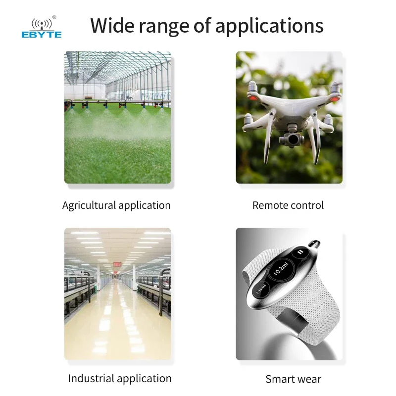 LoRa Spread Spectrum Modul 433 MHz EBYTE E32-433T33D Lange Distanz 16 km 33 dBm SMA-K DIP UART Air-Wake-up Wireless Modul